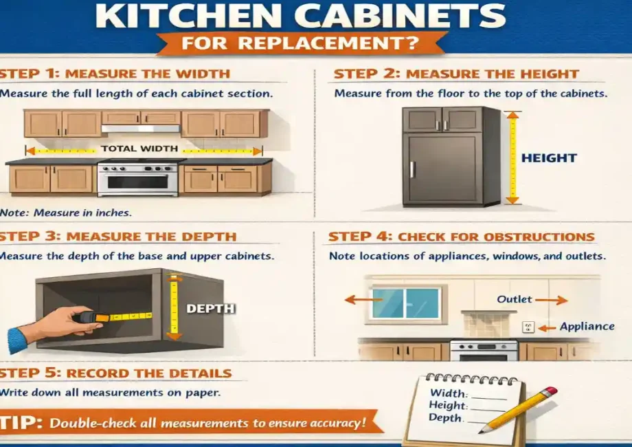 How to Measure Kitchen Cabinets