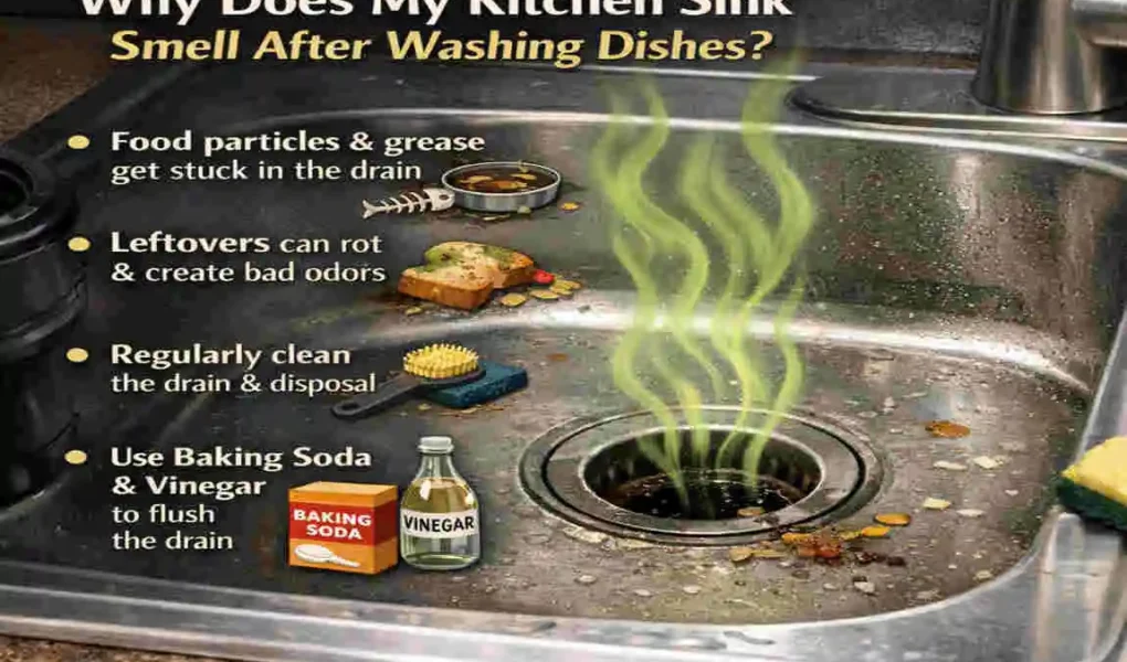 why does my kitchen sink smell