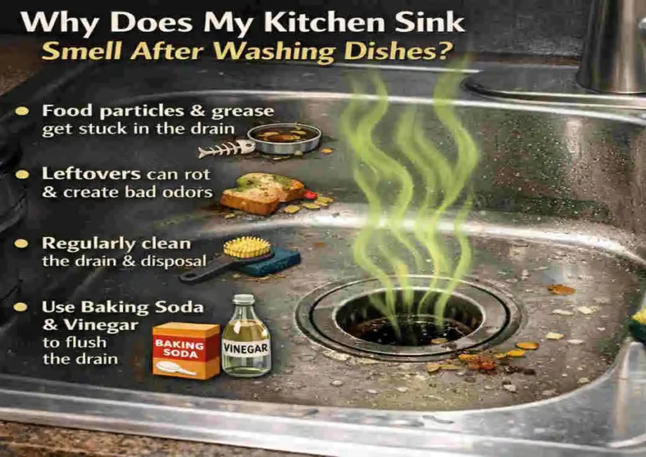 why does my kitchen sink smell