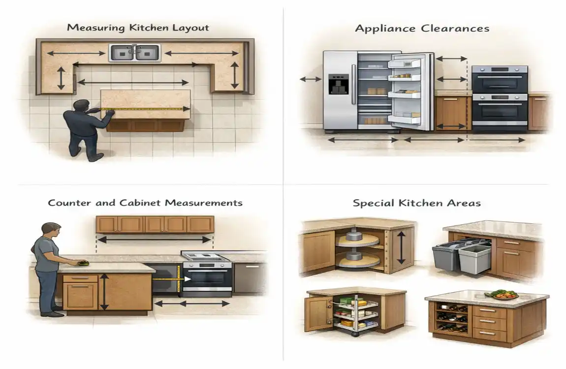 How to Measure Kitchen Cabinets