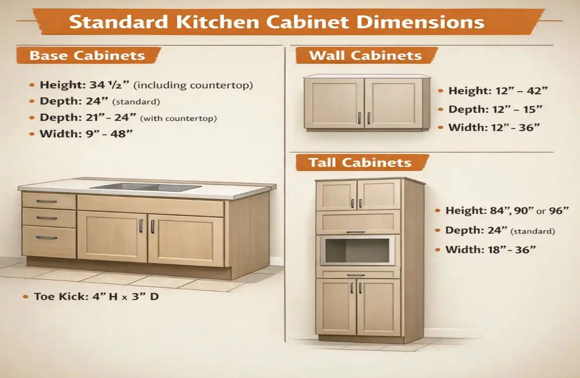 How to Measure Kitchen Cabinets